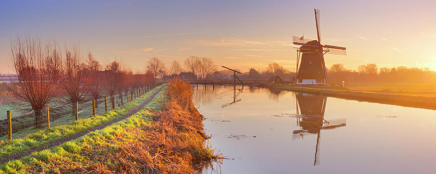 Traditional Dutch Windmill Near Photograph by Sara winter