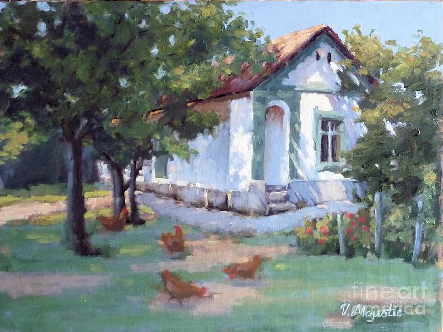 Traditional European House Painting by Viktoria K Majestic
