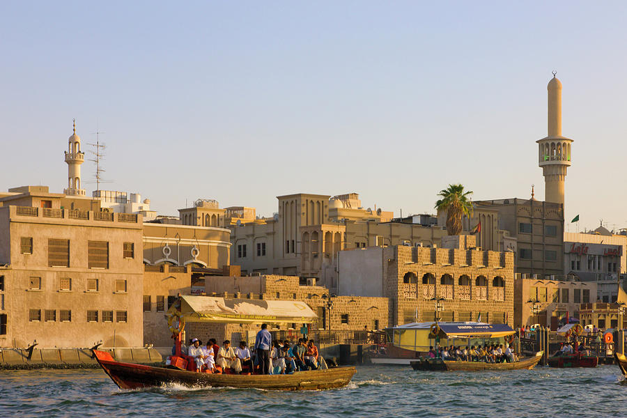 Traditional House Along Khor Dubai Photograph by Keren Su - Fine Art ...