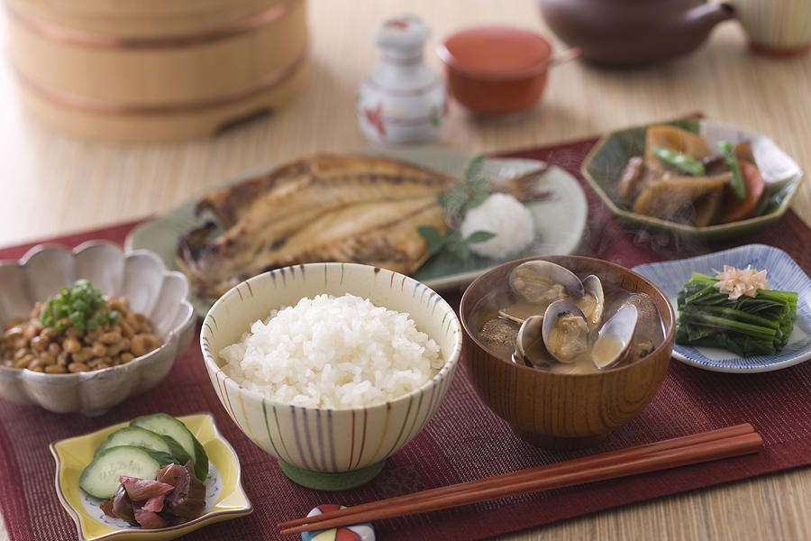 Traditional Japanese Breakfast Photograph by Mixa