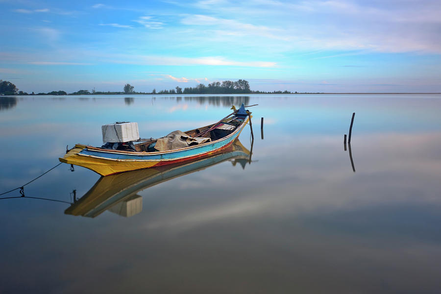 Traditional Kelantan Fishing Boat Photograph by Tuah Roslan Traditional Kelantan Fishing Boat Photograph by Tuah Roslan