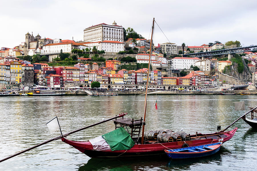 Traditional Rabelo Boat On Douro River Photograph by Ogphoto