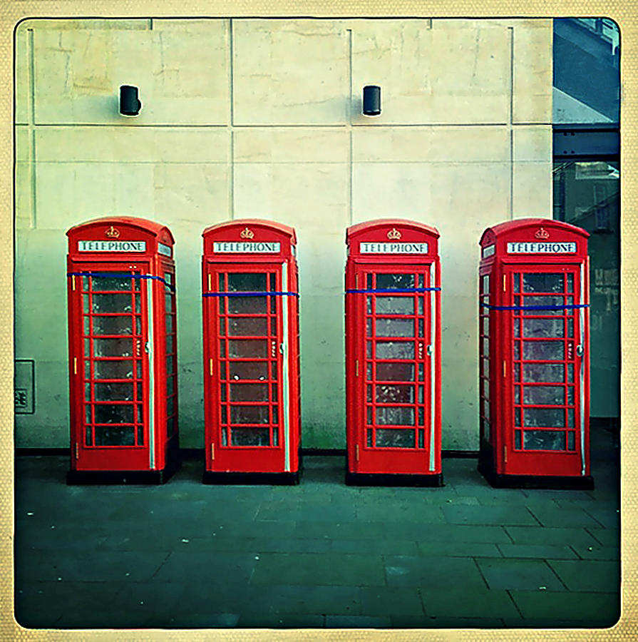 Traditional Red Phoneboxes Photograph by Nichola Sarah