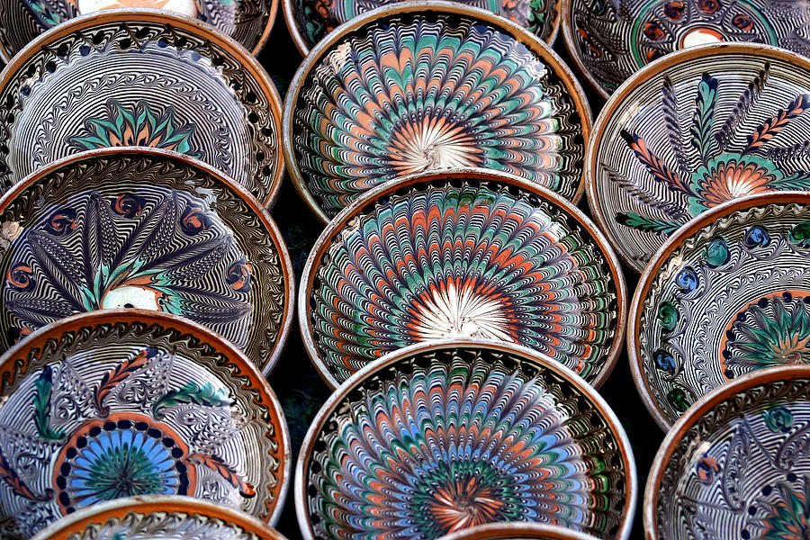 Traditional Romanian pottery Photograph by Emanuel Tanjala
