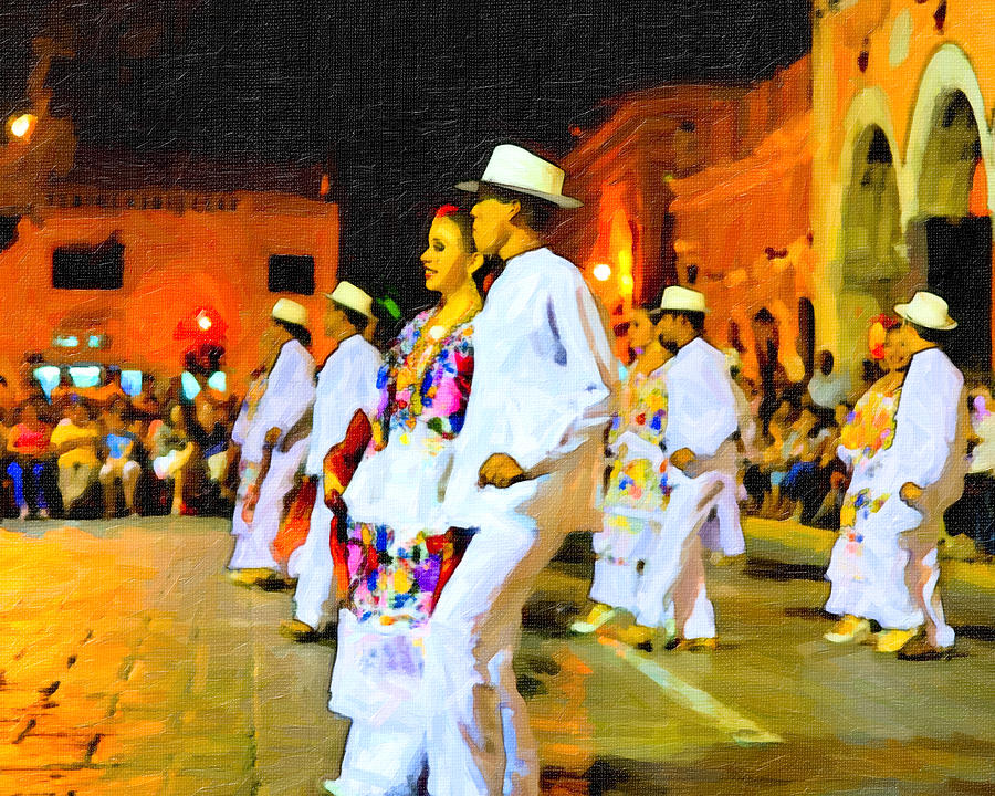 Traditional Yucatan Dancers Photograph by Mark Tisdale