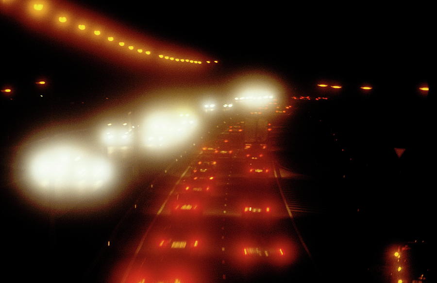 Traffic At Night Photograph by Ton Kinsbergen/science Photo Library