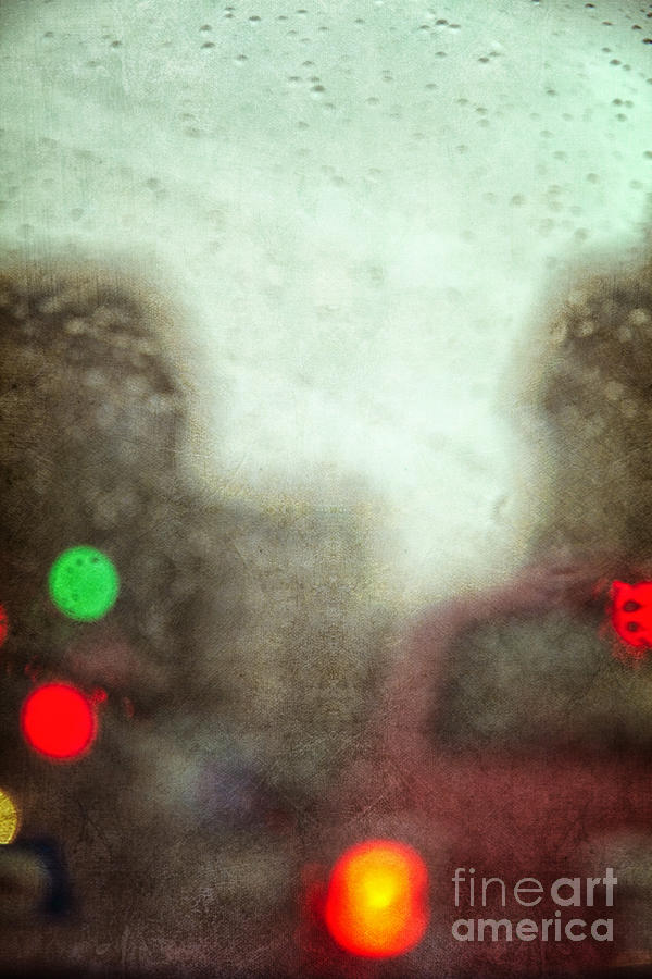 Abstract Photograph - Traffic in the Rain by Margie Hurwich