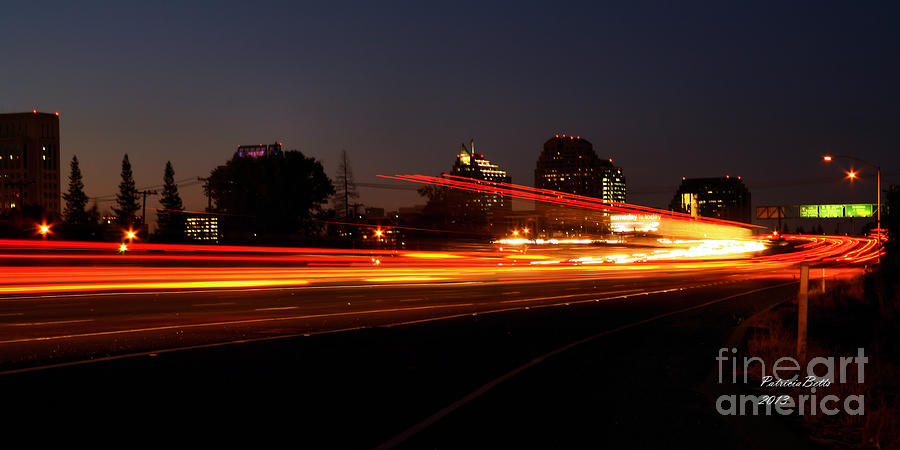 Traffic Into Sacramento Photograph by Patricia Betts - Pixels
