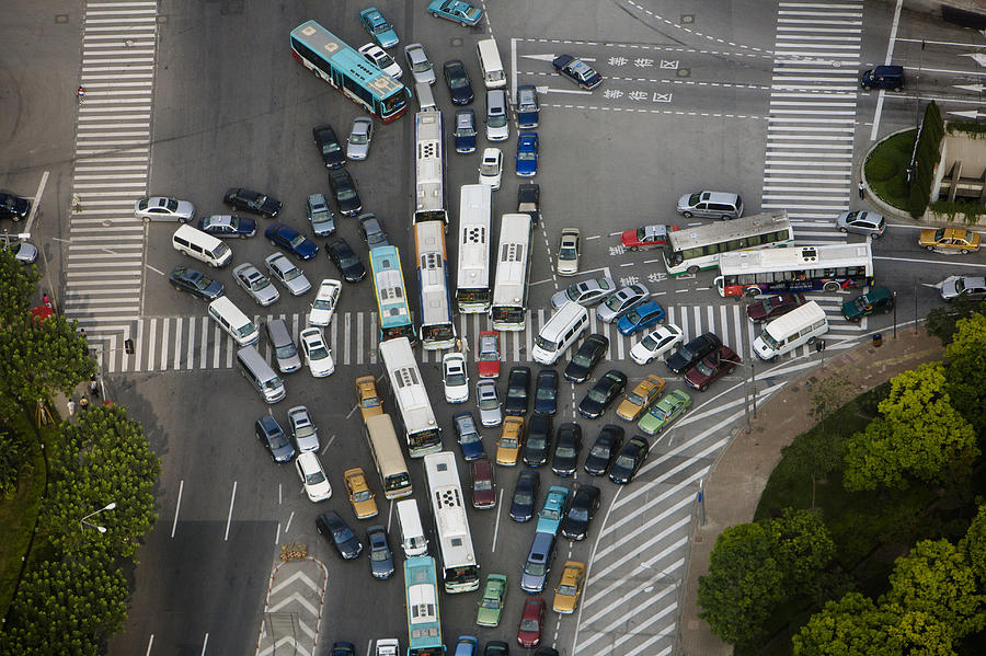 Traffic jam Photograph by Bernie DeChant