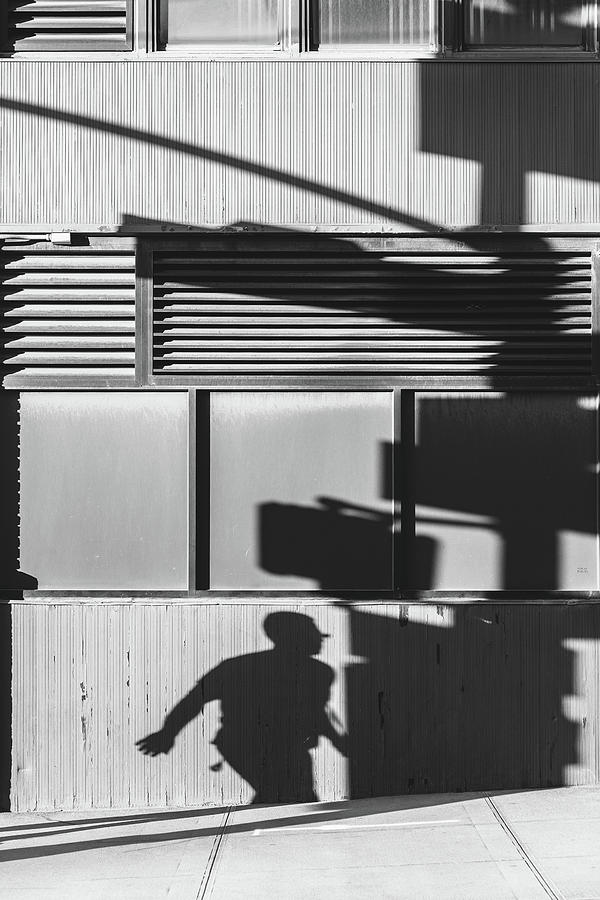 Traffic Light And Silhouette Shadows Photograph by Guillermo Murcia