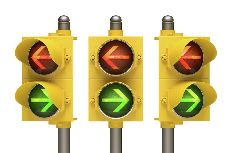 Traffic Lights Photograph by Ktsdesign/science Photo Library