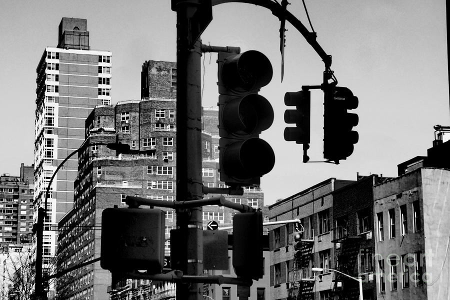 New York City Photograph - Traffic Lights by Miriam Danar