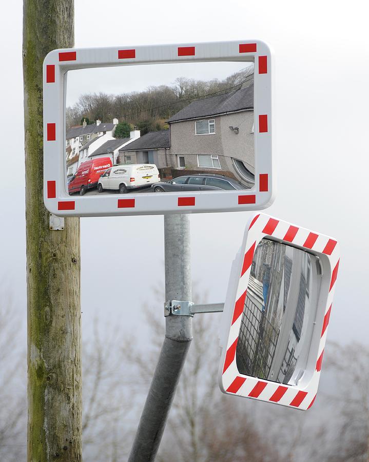 Traffic Mirrors Photograph by Cordelia Molloy