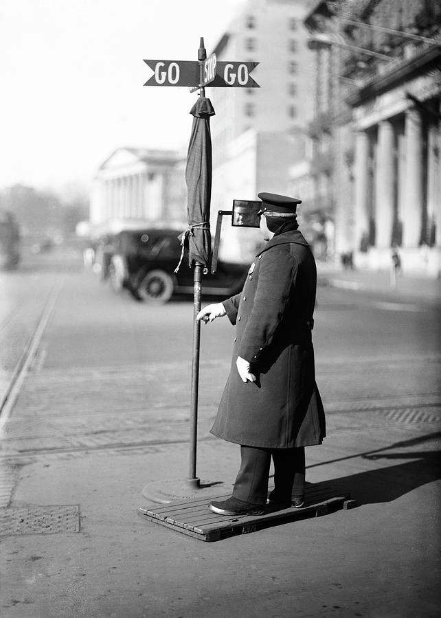 Traffic Officer Photograph by Library Of Congress