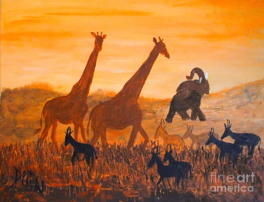 Traffick on Serengeti by Donna Dixon Traffick on Serengeti by Donna Dixon