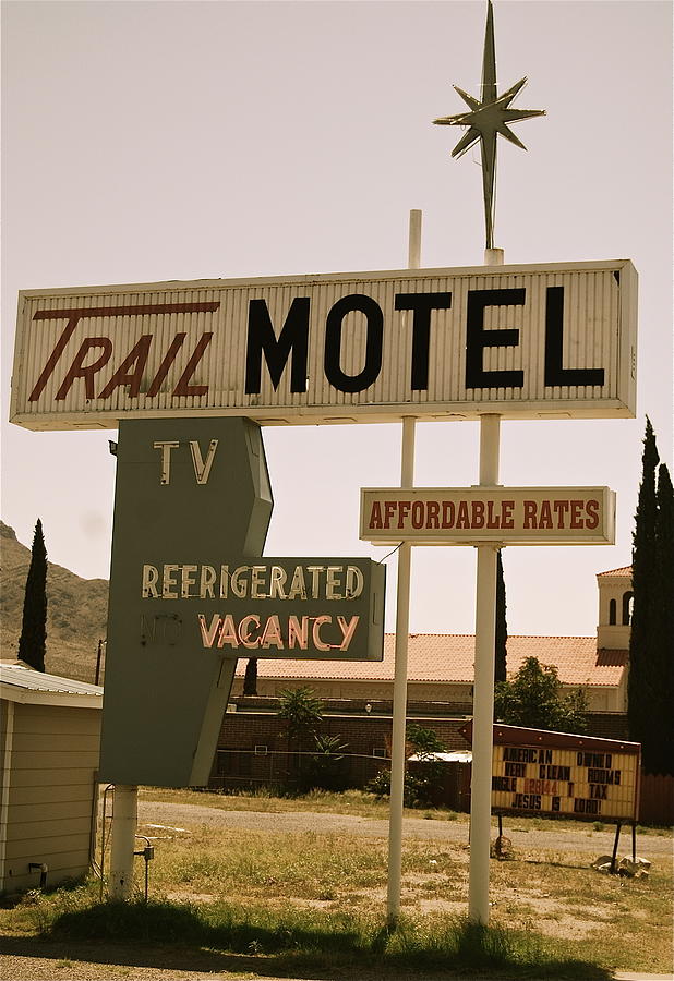 Trail Motel Photograph by Louise Morgan