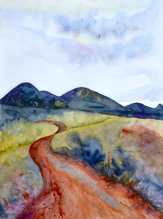 Mountain Painting - Trail Near Boulder by Beverley Harper Tinsley