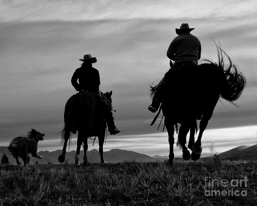 Trail Riders Photograph by Dennis Hammer