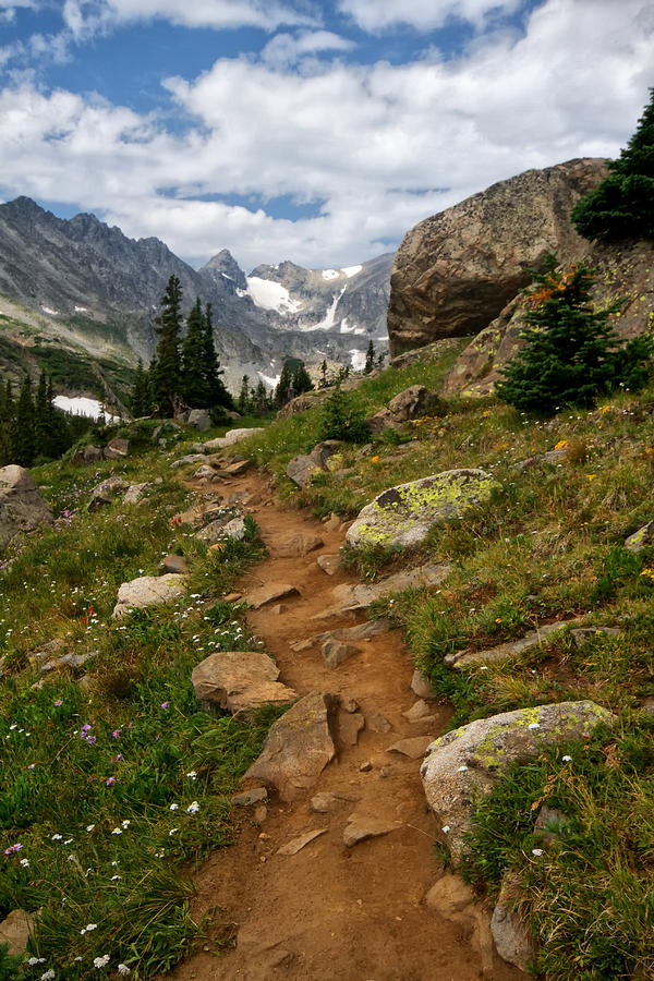 Trail to Lake Isabelle Photograph by Ronda Kimbrow