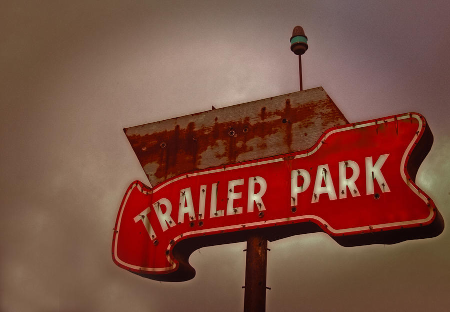 Trailer Park Photograph by Mark Alder