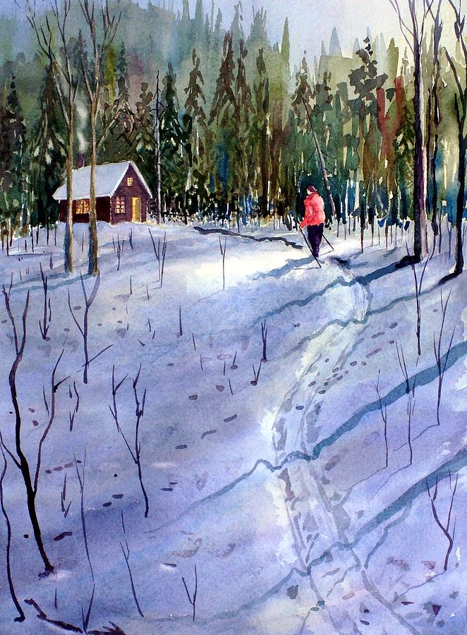 Winter Painting - Trails End by Ian Nicholl