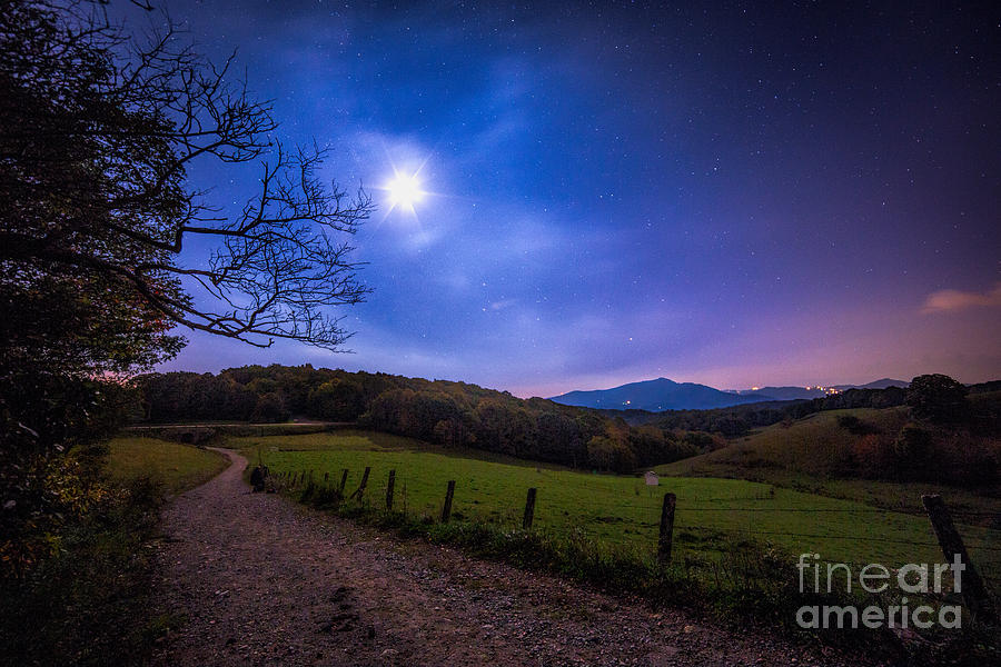 Trails to The Moon Photograph by Robert Loe
