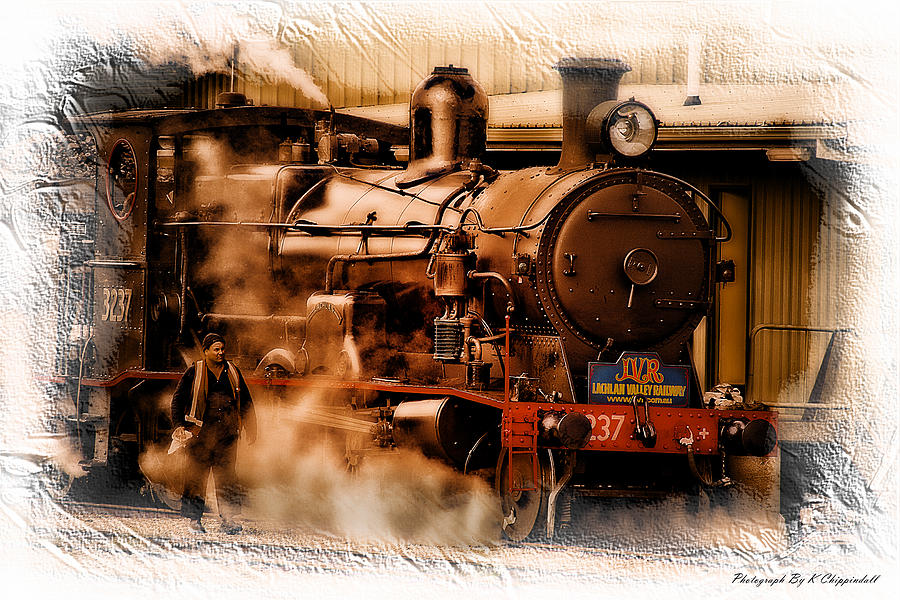 Train art 3237 Photograph by Kevin Chippindall