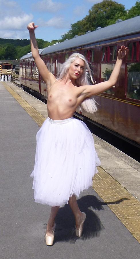 Train Ballet Girl Photograph by Asa Jones
