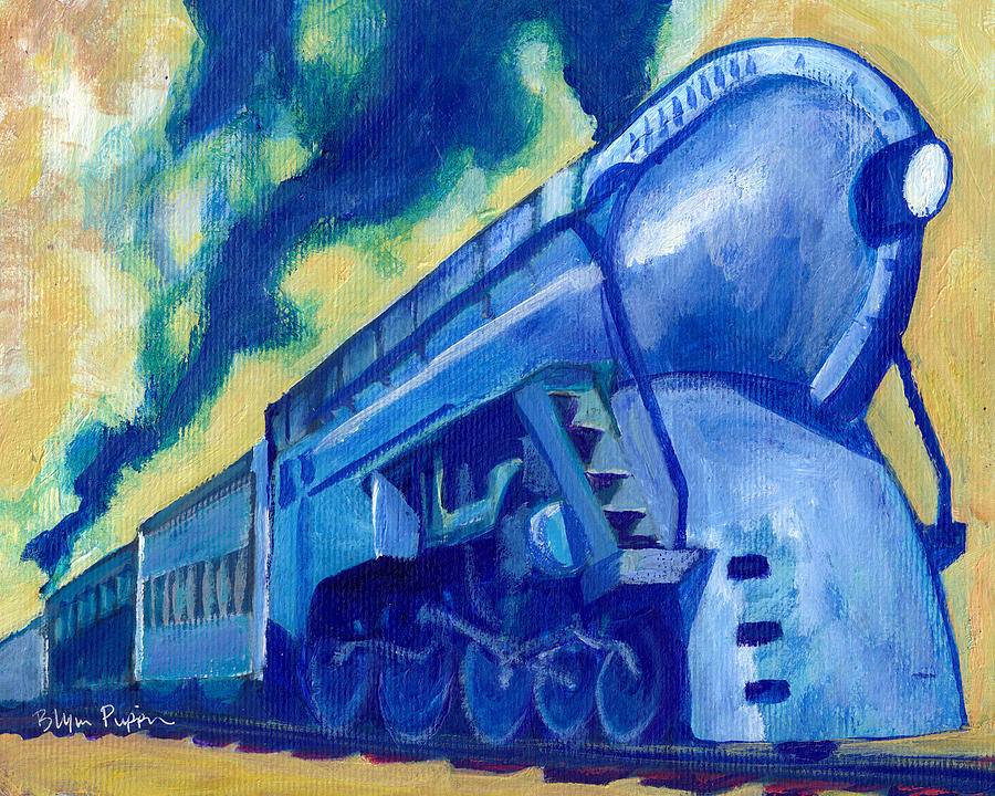 Train Painting by Blynn Pippen Fine Art America