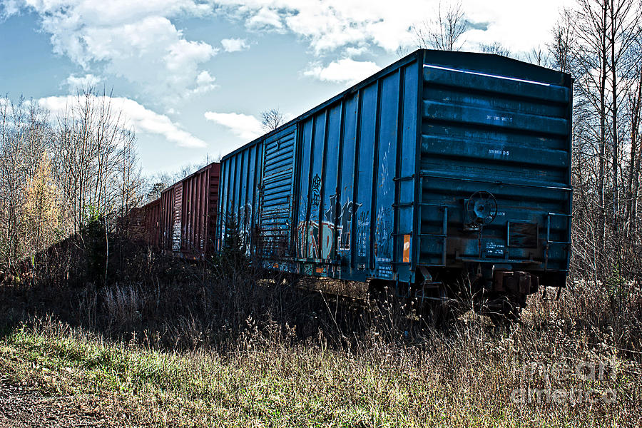 Train Boxcars Photograph by Ms Judi