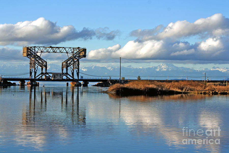 Train Bridge Photograph by Chris Anderson