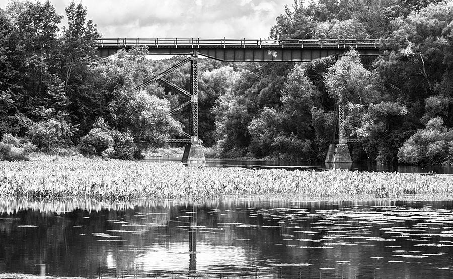 Summer Photograph - Train Bridge by Garvin Hunter