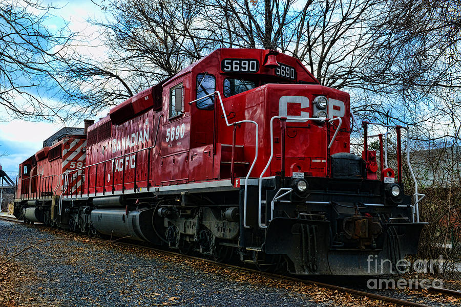 Transportation Photograph - Train - Canadian Pacific 5690 by Paul Ward