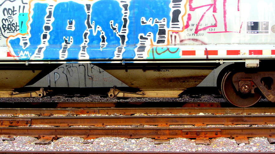 Train Car Graffiti 1 Photograph by Anita Burgermeister