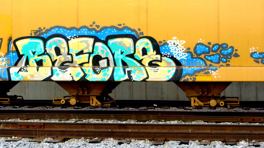 Train Car Graffiti 2 Photograph by Anita Burgermeister