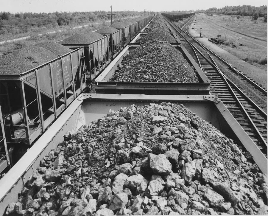 Chicago and North Western Hauls Ore Across Country Photograph by  Chicago and North Western Historical Society
