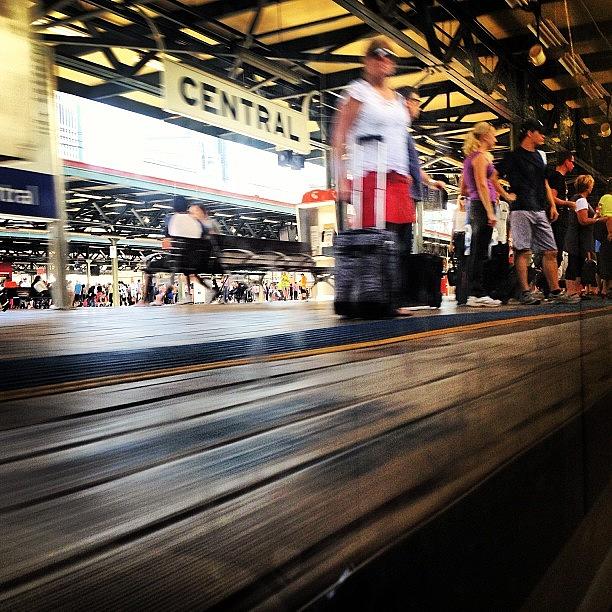 Train Photograph - #train #central #sydney #australia by Stephanie Forster