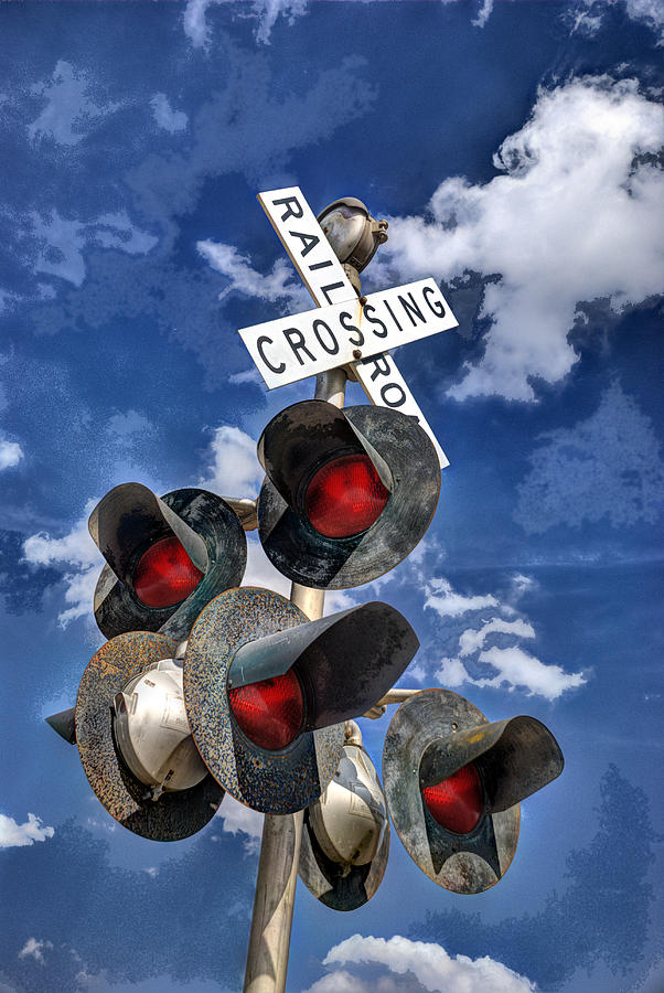 Train Crossing Photograph by Janice Adomeit