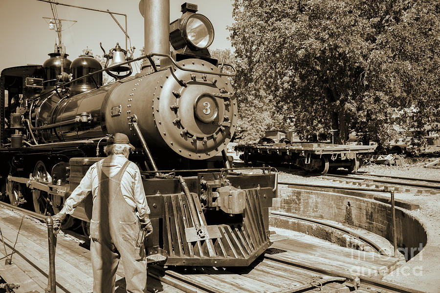 Train Photograph - Train Engine by David Millenheft