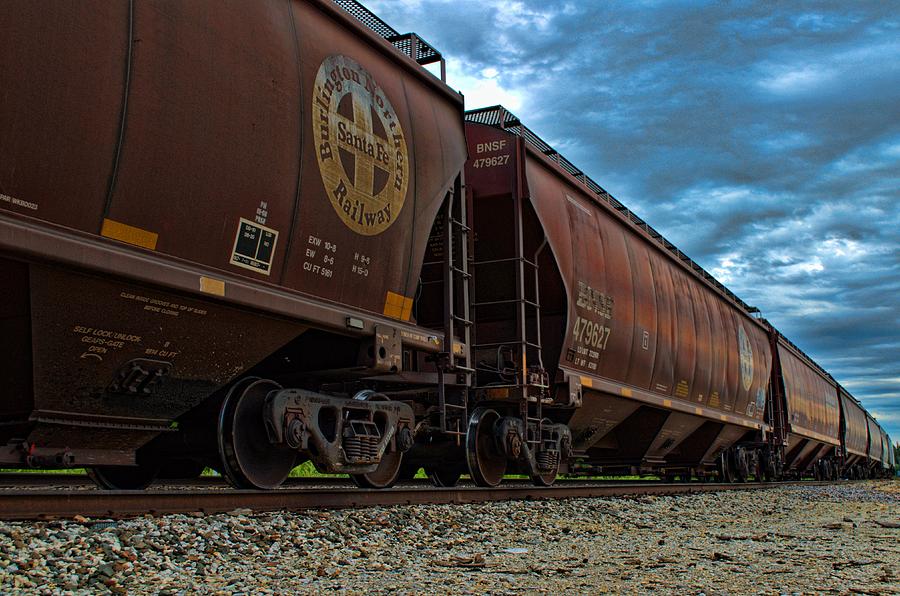 Train Grain Container Cars Photograph by Tim McCullough