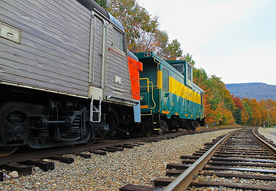 Train in New Hampshire Photograph by Amazing Jules