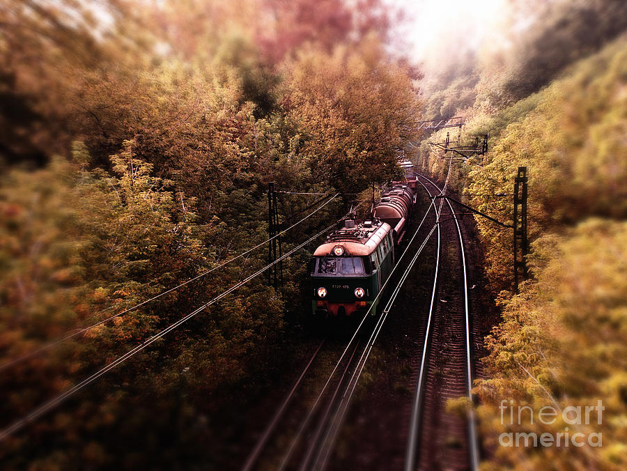 Train Photograph by Justyna Jaszke JBJart