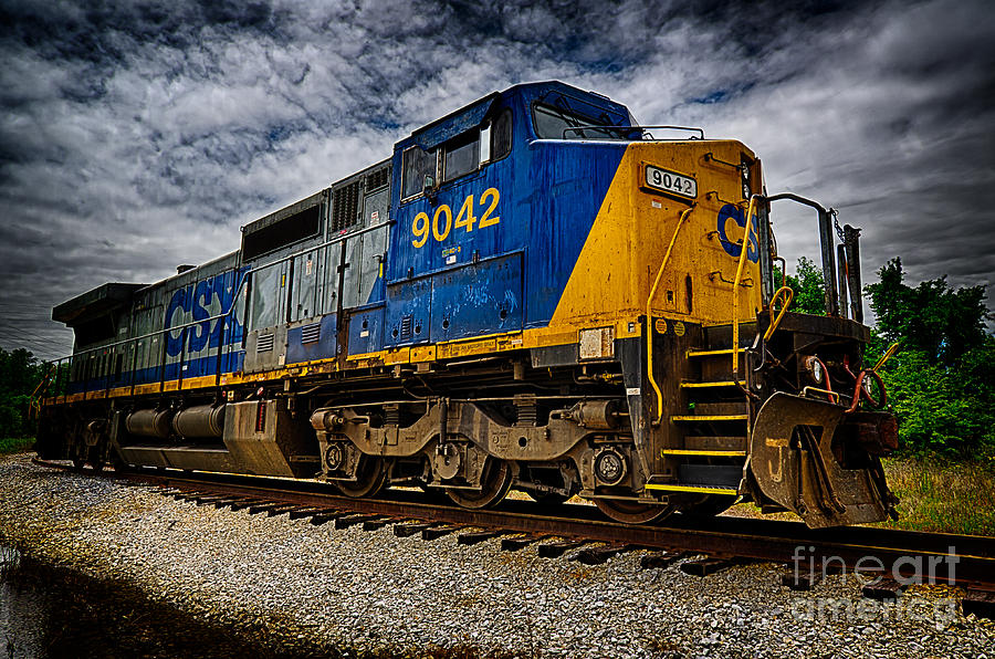 Train Locomotive HDR Photograph by Danny Hooks