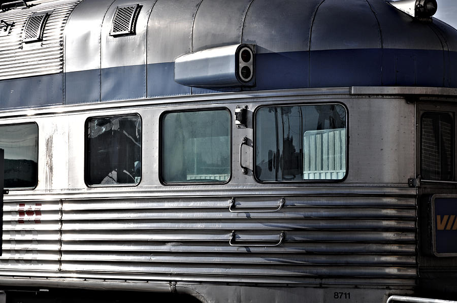 Train Passenger Photograph - Train Passenger by Geoff Evans