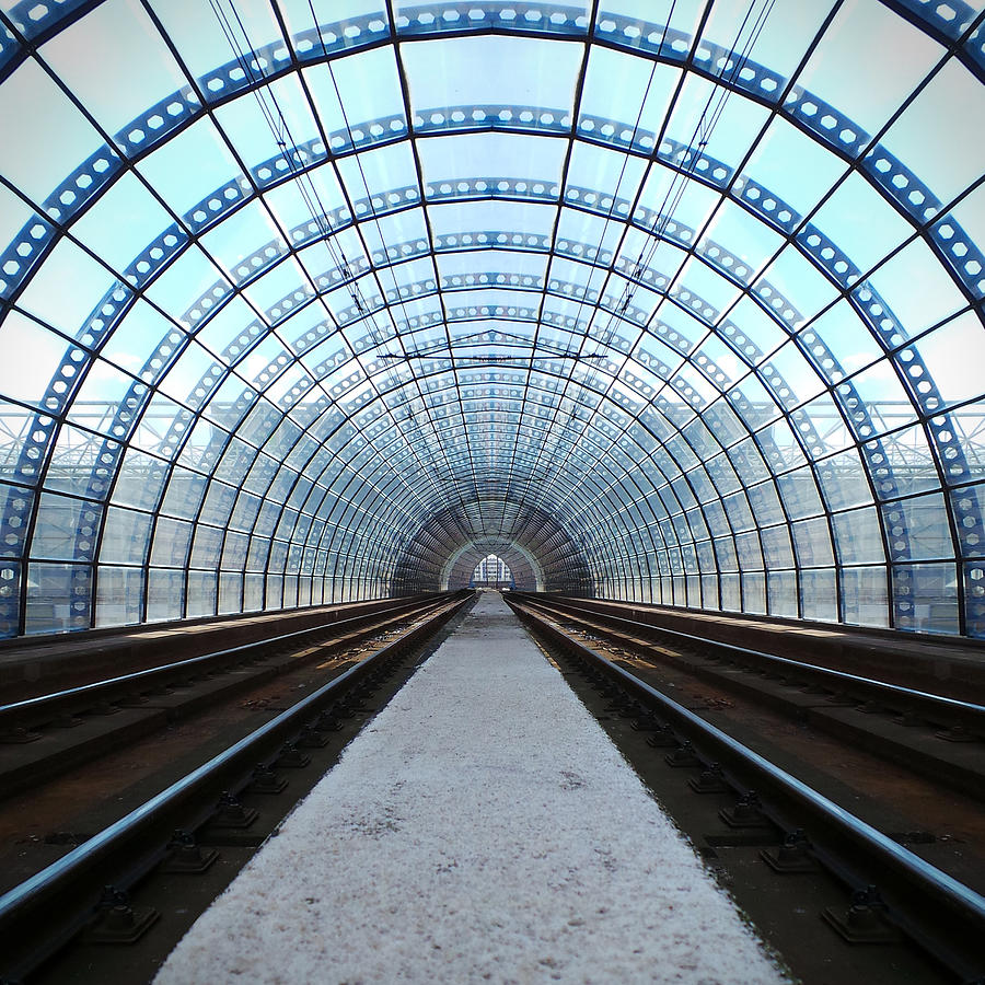 Train station tunnel Photograph by Macenzo