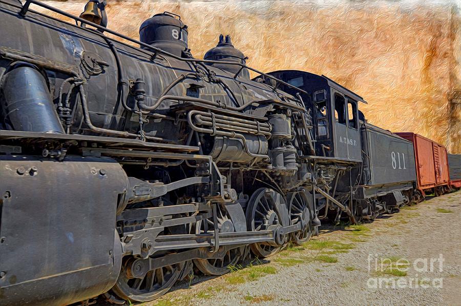 Transportation Photograph - Train - Steam Engine - No 811 by Liane Wright