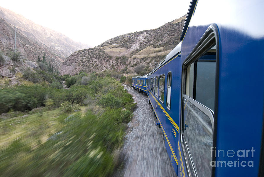 Train To Cusco Peru Photograph by William H. Mullins