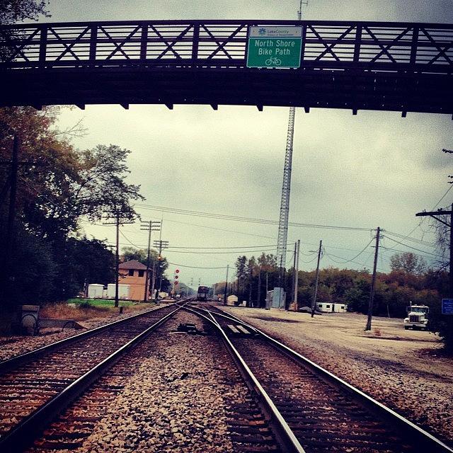 Train Tracks. Gurnee. Illinois Photograph by Jonathan  Herrera