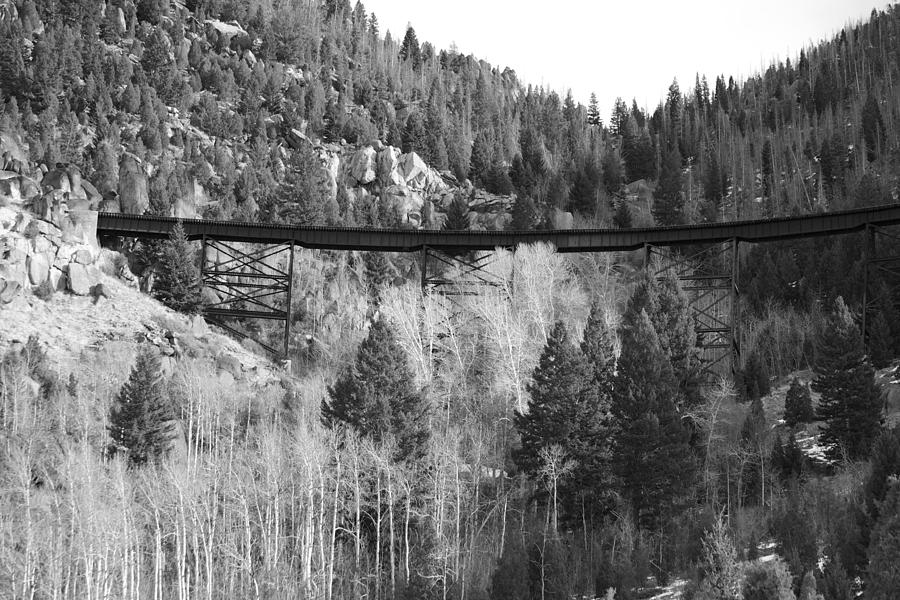 Butte Montana Photograph - Train Trestle 4 by Kevin Bone