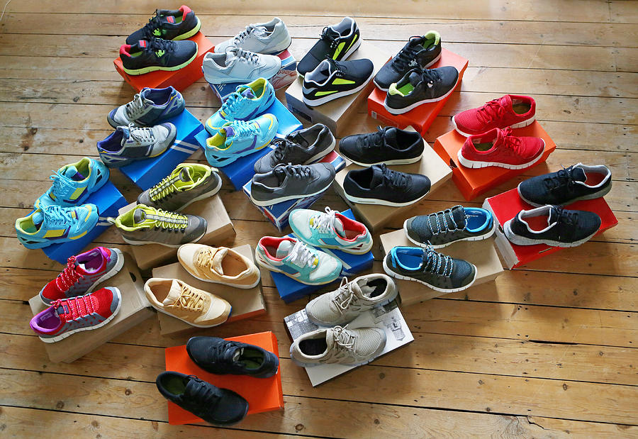 Trainer collection Photograph by Richard Newstead